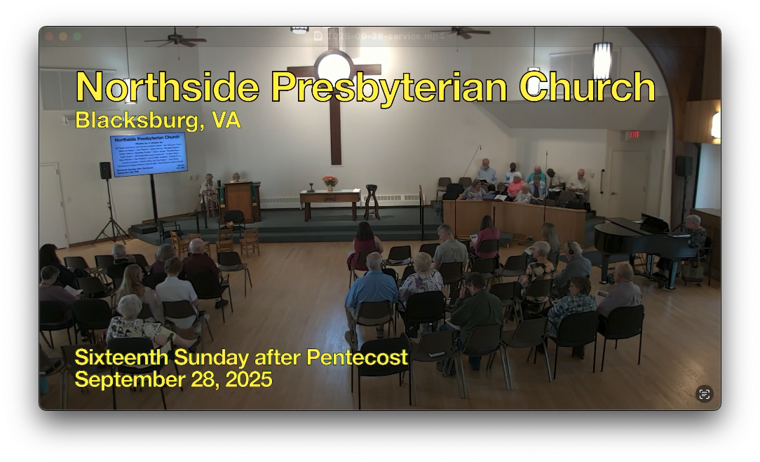 screen shot of video